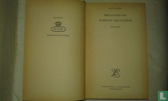 Het leven van Isabella van Castilie (trilogie) - Image 3