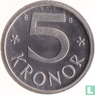 Suède 5 kronor 1996 - Image 2