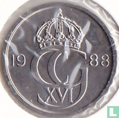 Suède 50 öre 1988 - Image 1