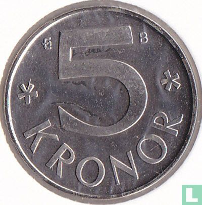 Suède 5 kronor 1999 - Image 2