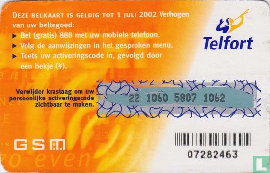 Telfort pre-paid belkaart - Bild 2