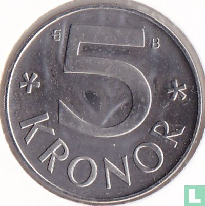 Suède 5 kronor 1994 - Image 2