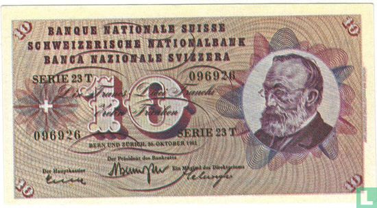 Suisse 10 Francs (Senator Sigaren) - Image 1