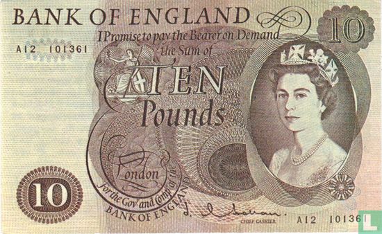 England 10 Pounds (Senator Sigaren) - Image 1
