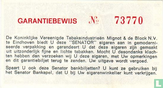 Zwitserland 50 Francs (Senator Sigaren)  - Afbeelding 2