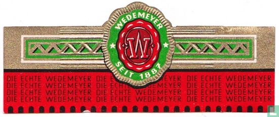 Wedemeyer W Seit 1887 - Die echte Wedemeyer (12x) - Afbeelding 1
