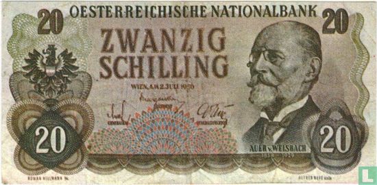 Autriche 20 Schilling (Senator Sigaren) - Image 1