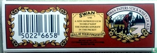 Swan brown (Gardener) liquorice papers single wide  - Image 2
