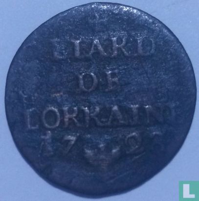 Lothringen 1 Liard 1728 - Bild 1