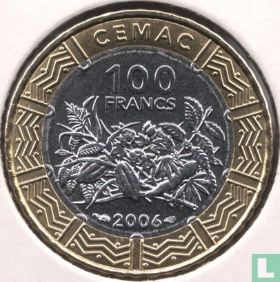 États d'Afrique centrale 100 francs 2006 - Image 1
