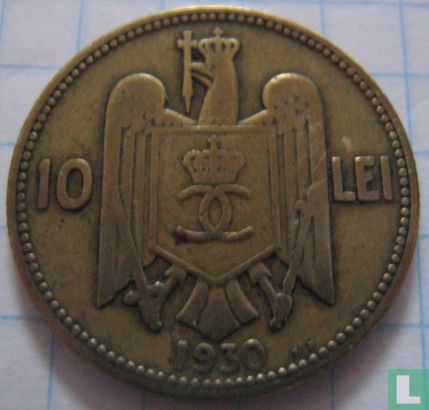 Roemenië 10 lei 1930 (KN) - Afbeelding 1