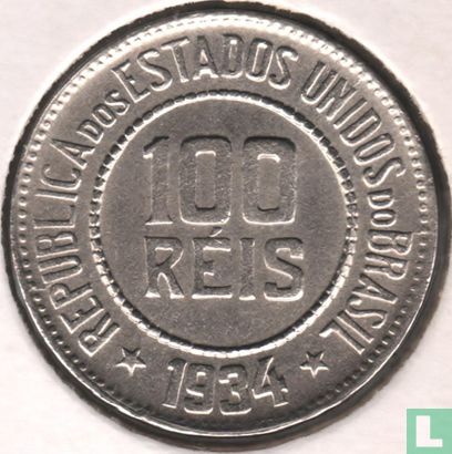 Brasilien 100 Réis 1934 - Bild 1