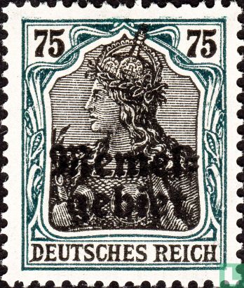 Germania, with overprint 