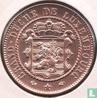 Luxembourg 10 centimes 1860 - Image 2
