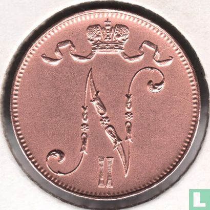 Finland 5 penniä 1914 - Afbeelding 2