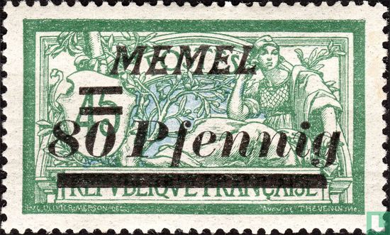 Type Merson, with overprint