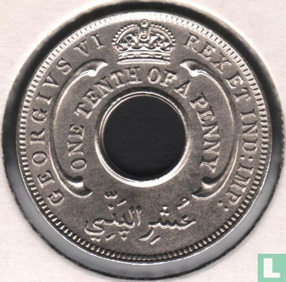 Britisch Westafrika 1/10 Penny 1938 (ohne Münzzeichen) - Bild 2