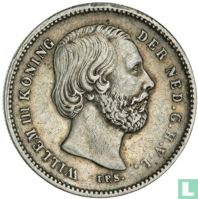 Nederland 25 cents 1890 (type 1) - Afbeelding 2