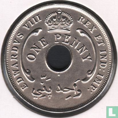 Brits-West-Afrika 1 penny 1936 (H) - Afbeelding 2