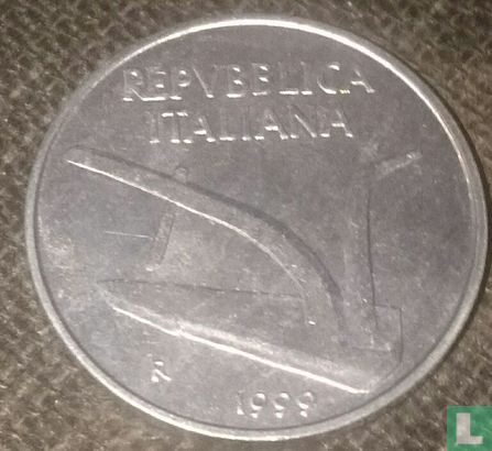 Italy 10 lire 1999 - Image 1