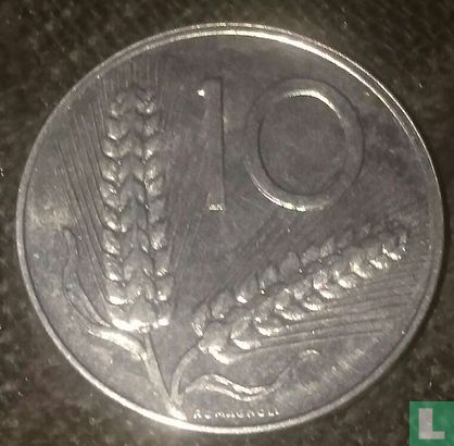 Italien 10 Lire 1999 - Bild 2