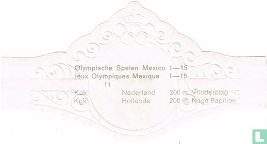 Kok-Pays-Bas-féminin 200 m papillon - Image 2
