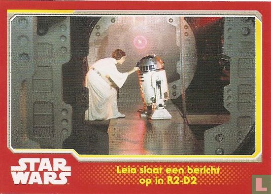 Leia slaat een bericht op in R2-D2 - Afbeelding 1
