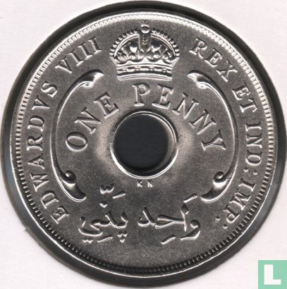 Britisch Westafrika 1 Penny 1936 (KN) - Bild 2