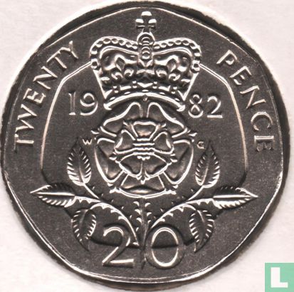 United Kingdom 20 pence 1982 - Image 1