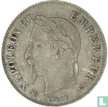 Frankrijk 20 centimes 1866 (K) - Afbeelding 2