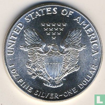 Verenigde Staten 1 dollar 1986 "Silver eagle" - Afbeelding 2