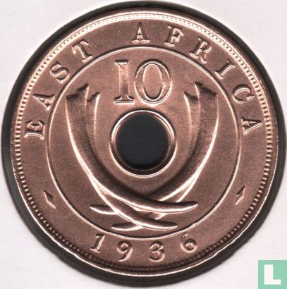 Afrique de l'Est 10 cents 1936 (H) - Image 1