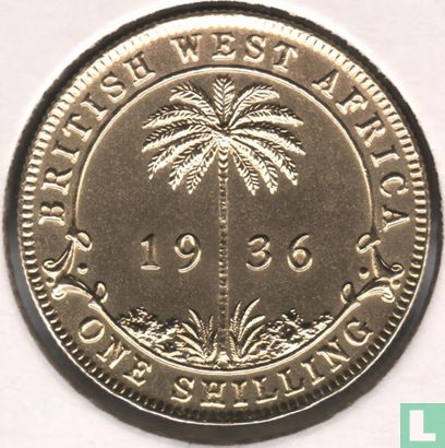 Brits-West-Afrika 1 shilling 1936 (zonder muntteken) - Afbeelding 1