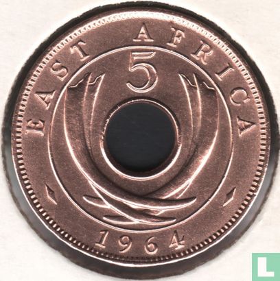 East Africa 5 cents 1964 - Image 1