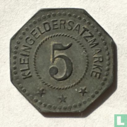 Torgau 5 pfennig 1917 (zink) - Afbeelding 2
