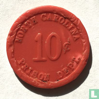 USA North Carolina Prison 10 cent 1930-1970 - Image 1