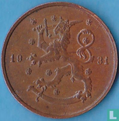 Finlande 10 penniä 1931 - Image 1