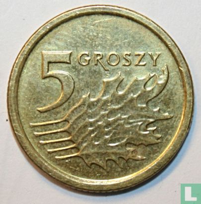 Polen 5 Groszy 2015 - Bild 2