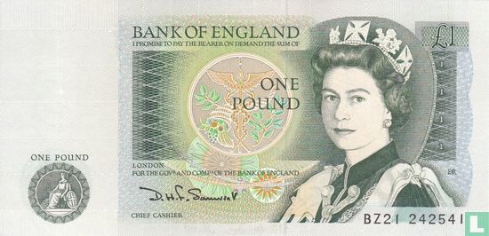 Verenigd Koninkrijk 1 pound ND (1981-84) - Afbeelding 1