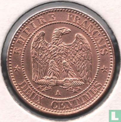 France 2 centimes 1853 (A) - Image 2