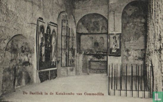 De Basiliek in de Katakombe van Commodilla - Afbeelding 1