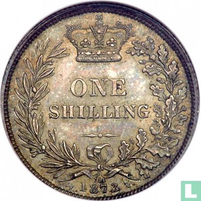 Vereinigtes Königreich 1 Schilling 1873 - Bild 1