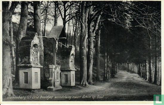 Valkenburg (L) Drie beeldjes wandelweg naar Schin op Geul - Afbeelding 1