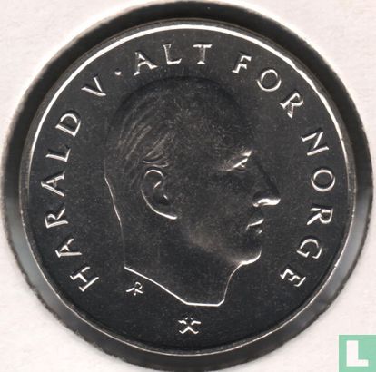 Norwegen 1 Krone 1995 - Bild 2