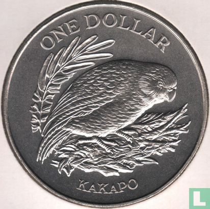 Nouvelle-Zélande 1 dollar 1986 "Kakapo Bird" - Image 2
