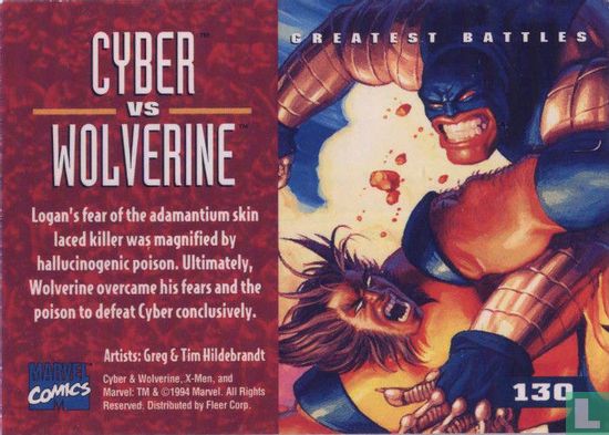 Greatest Battles: Cyber vs. Wolverine - Bild 2