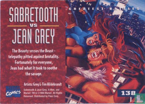 Greatest Battles: Sabretooth vs. Jean Grey - Bild 2
