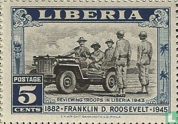 Inspection des troupes par Roosevelt