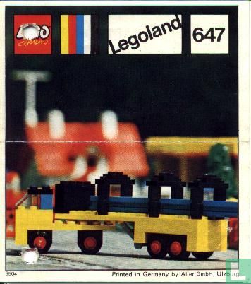 Lego 647 Lorry with Glidders