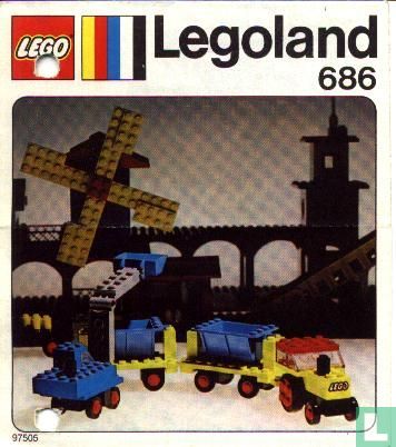 Lego 686 Tipper Trucks and Loader